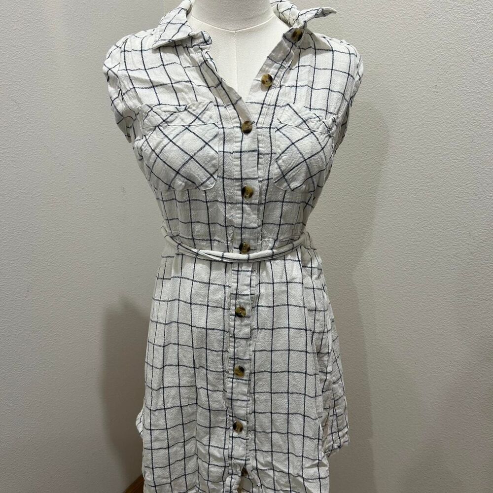 Sonoma-goods-for-life Women's White and Cream Dress